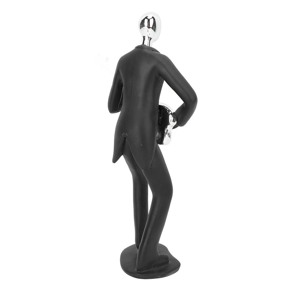 Resin Musician Figurines Abstract Sports Men Figures Decorative Sculpture Ornament for Desktop