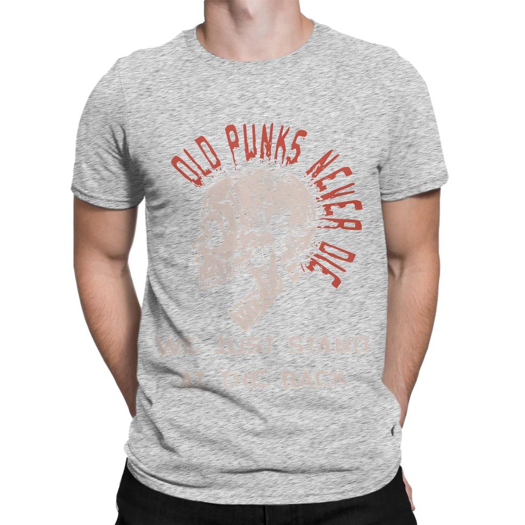 Staří Punks Nikdy Nezemřou Rocková Hudba Novinka 100% Bavlna Tričko Staří Punks Nikdy Nezemřou Vrchní Díly Trička Pro Unisex