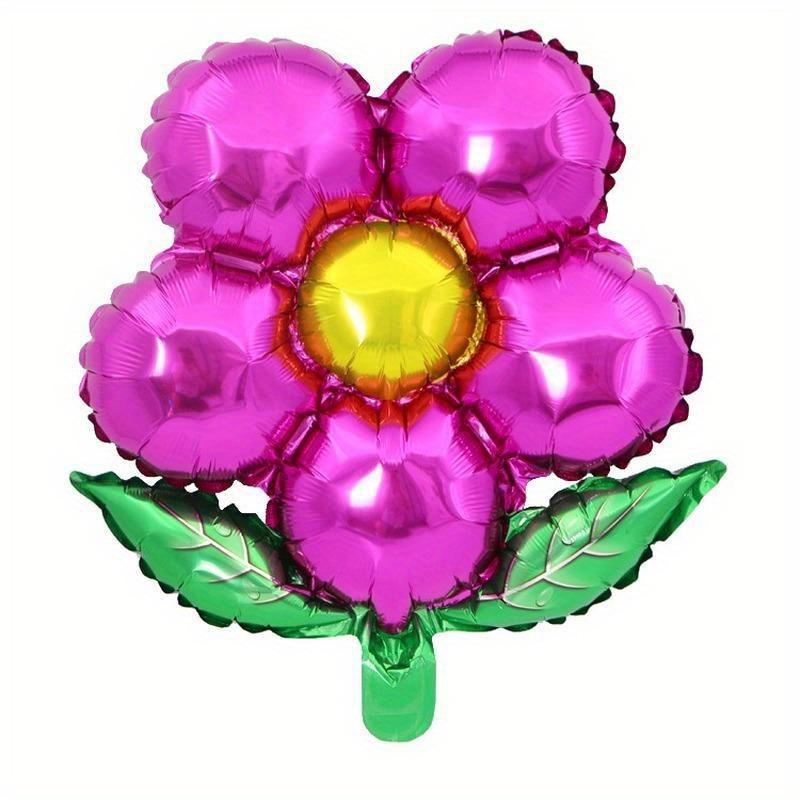 10Pcs 18Inch Flower Foil Balloons Leaf Flower Baloon Birthday Party Wedding Decorations Party Suplies