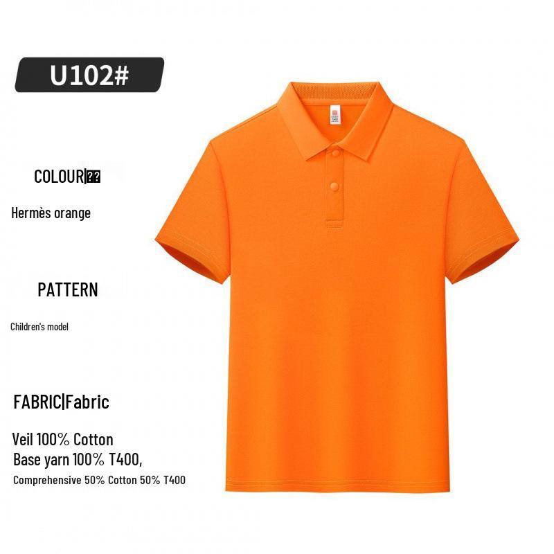 Summer Cotton Family Matching T-shirts Corporate Workwear Short Sleeve Custom Cultural Shirts Class Uniforms