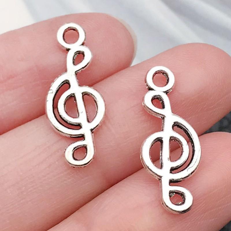 Vintage Music Instrument Charms Alloy Pendant DIY Bracelet Necklace Keychain Craft Jewelry Supplies