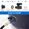 Durable Spigot Kit for Rain Barrels Quick Install Plastic Ball Valve Spigot Set for Home and Garden Water Systems