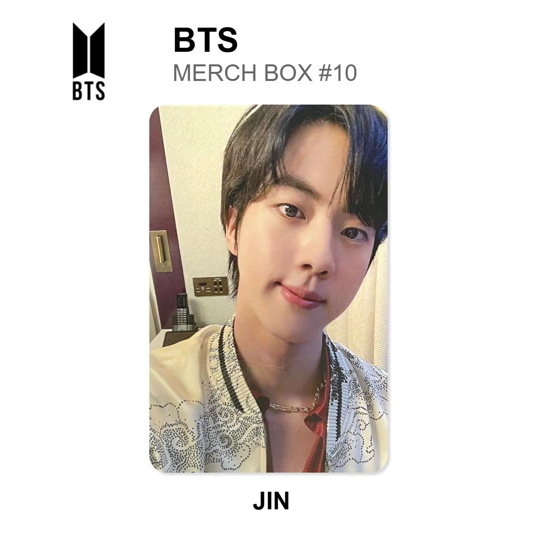 BTS MERCH BOX #10 Official Photocard Jin