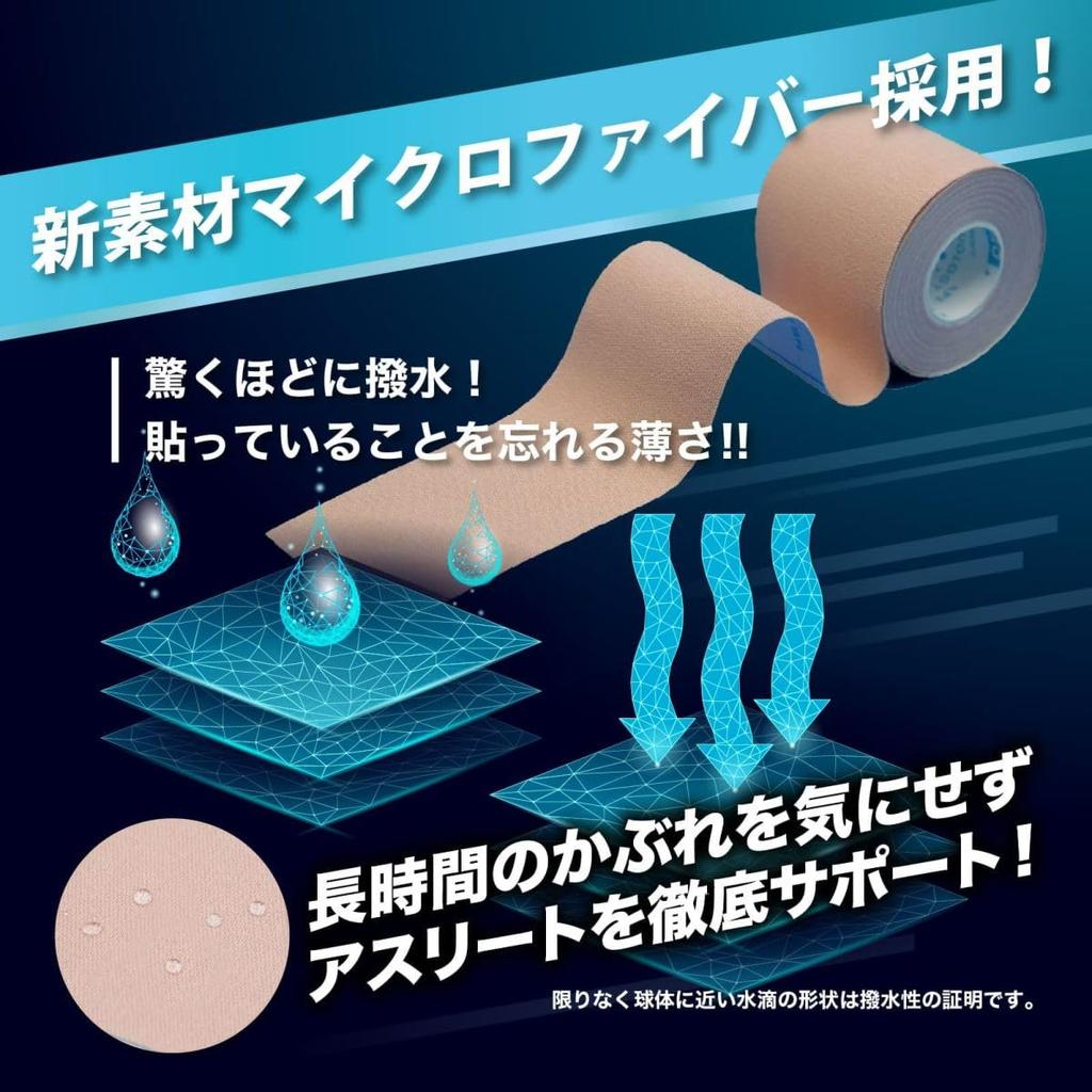 Kinepro Air 50mm X 5m, 6 Rolls (Kinesiology Tape PRO Air)