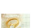 Retro Sun & Moon Zircon Ring: 18K Gold-Plated Titanium Steel for Men & Women