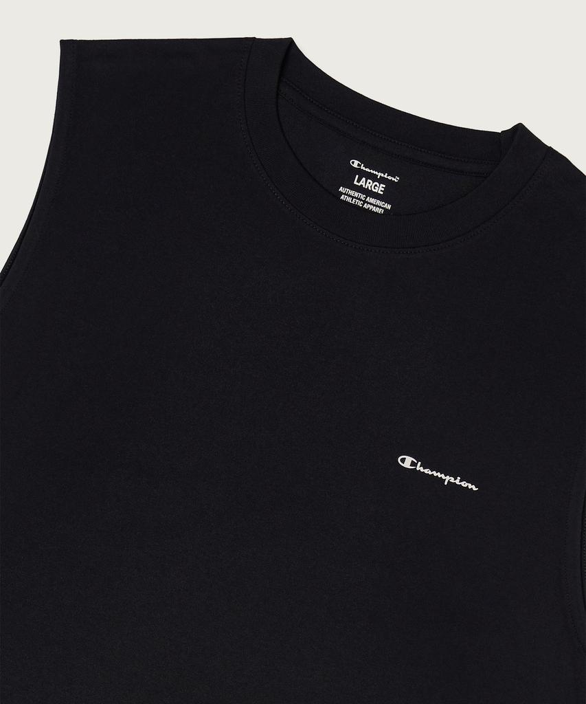 CHAMPION [2-Pack] Relaxed Fit Crew Neck Cool Sleeveless White/Black