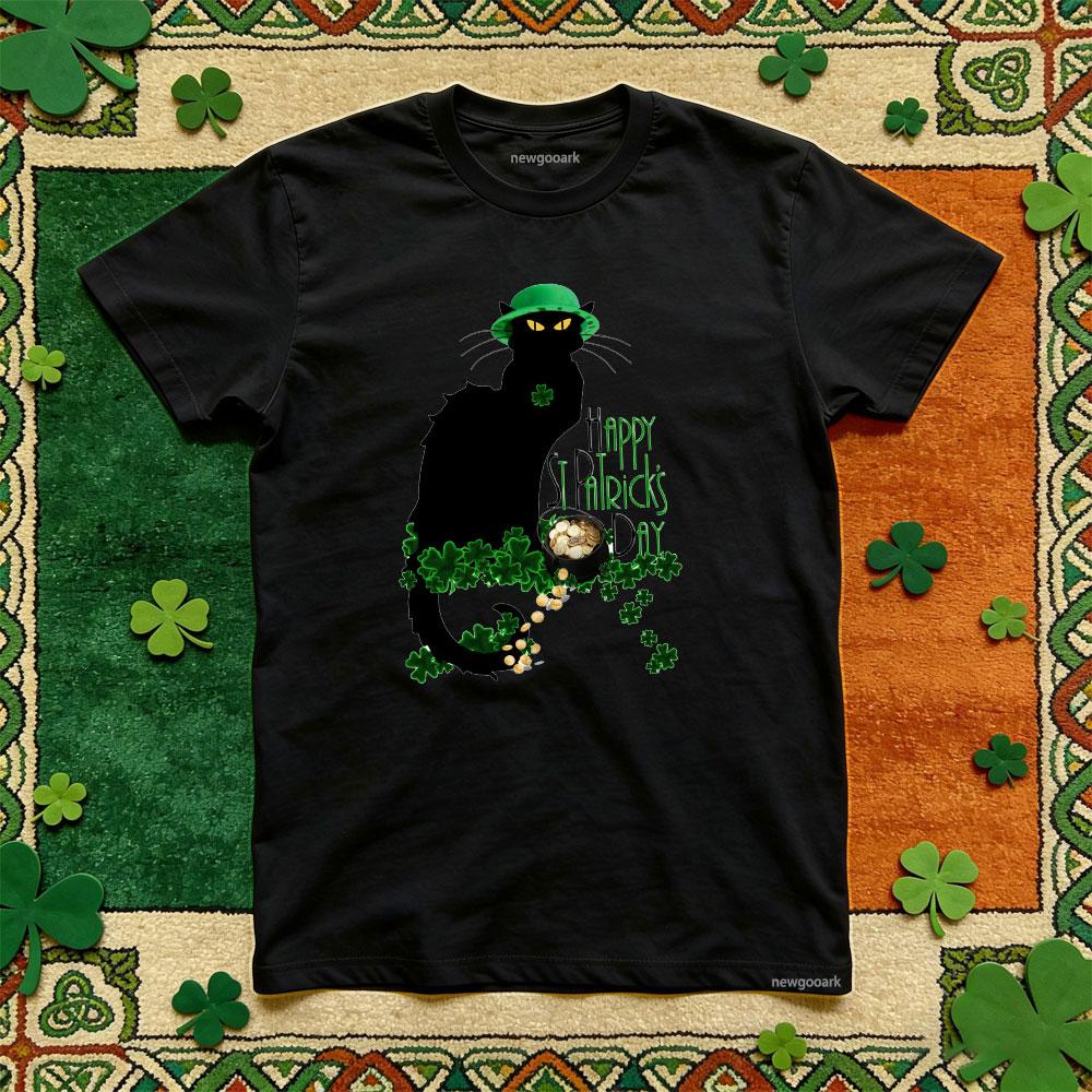 St Patricks Day Green Hat Classic TShirt Women Unisex Casual Cotton Graphic T Shirts Oneck Shirt Unisex Adult Shortsleev