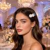 1 Pair Hairpins Imitation Shell Starfish Decor Hair Clips Ocean Style Summer Side Bang Hair Pins Hair Accessories