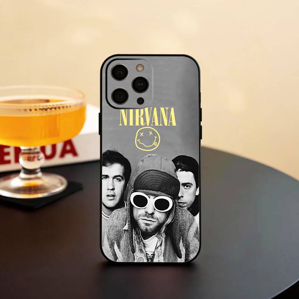COOL BAND N-Nirvana Phone Case Silicone Soft For IPhone 17 16 15 14 13 12 11 X XR Plus Pro Max Plus