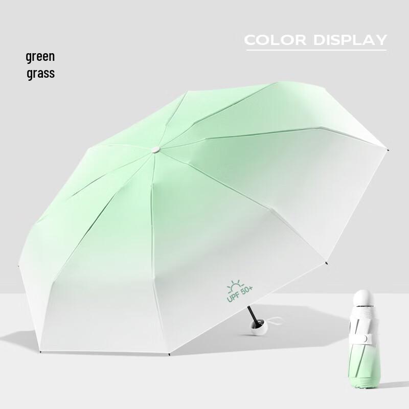 MAYDU M5526 Five-Fold Capsule UV Protection Sun/Rain Umbrella