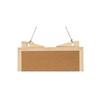 Desktop Cork Board Stand Rectangle Wood Frame Small Bulletin Board Vision Board