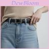Leather Belt For Women With Smooth Buckle Casual Dress Office Accessory
