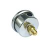 YOMI Fuel Pressure Gauge Liquid 0-160 Psi Oil Press Gauge Fuel Gauge White Face Universal 1/8 NPT YC100917