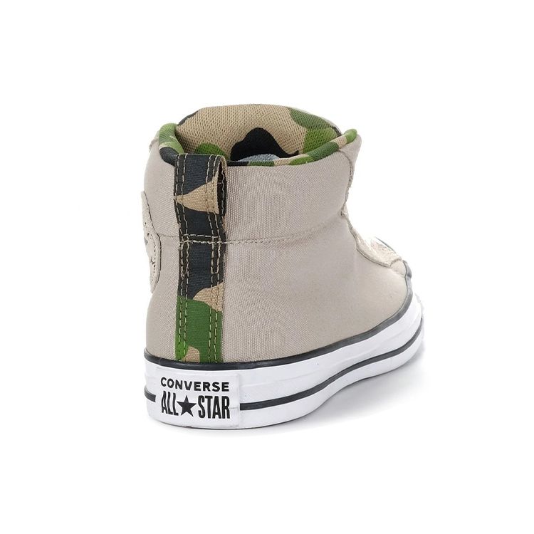 Converse Chuck Taylor All Star Comfortable Mid-Top Canvas Sneakers Unisex Sneakers Gray White 166976C