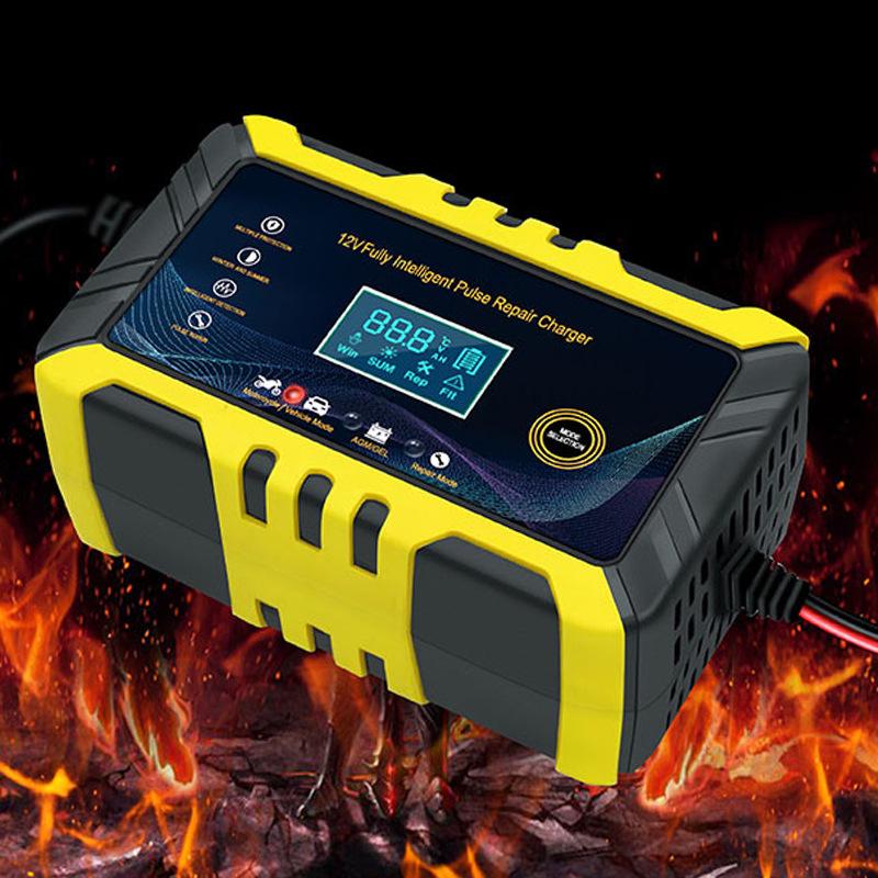 12V 6A Inteligentna ładowarka samochodowa z naprawą impulsową