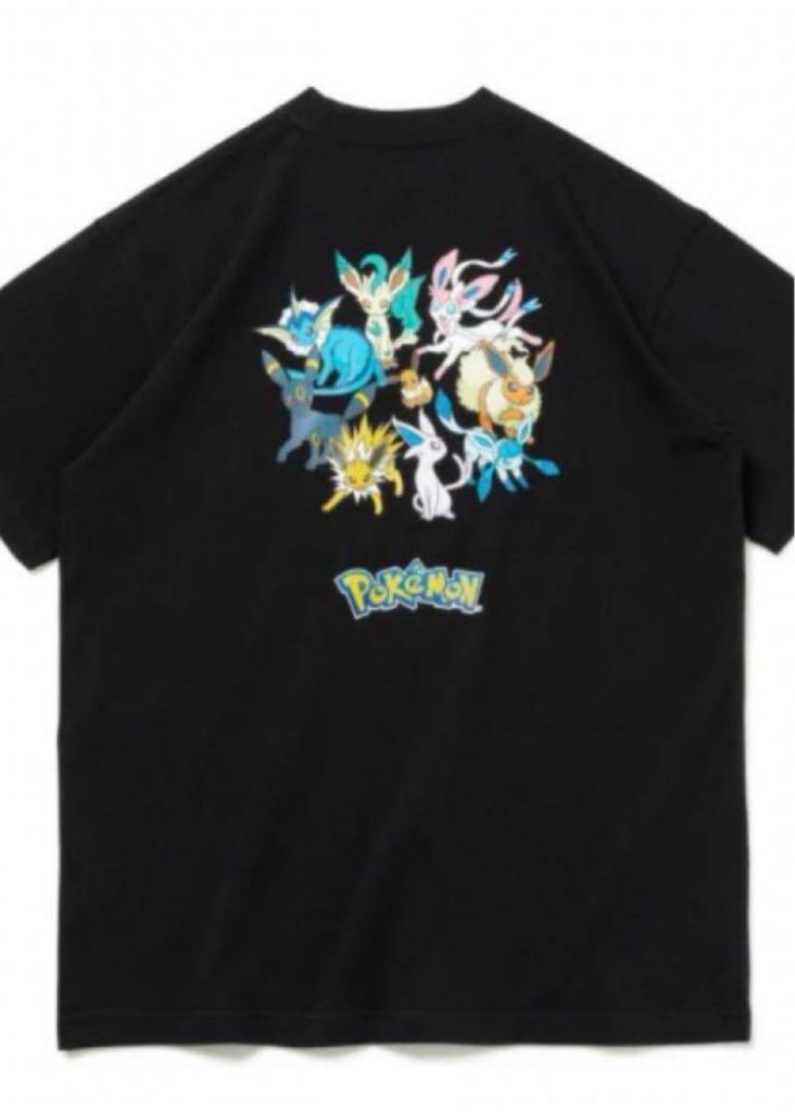 [USED] Pokemon T-shirt Eevee NEW ERA Size L