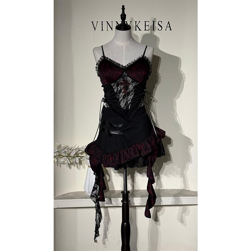 Cosplay Duchess tube top chain top women, Halloween European and American fashion babes sexy versatile vest