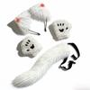 New Halloween-style fox mask for masquerade parties, featuring a half-face fox demon cat mask and a fox tail accessory
