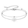 LIKGREAT Flower of Life Bracelet Vintage Bracelets for Women Men Fashion Charms Sacred Geometry Jewelry Gifts