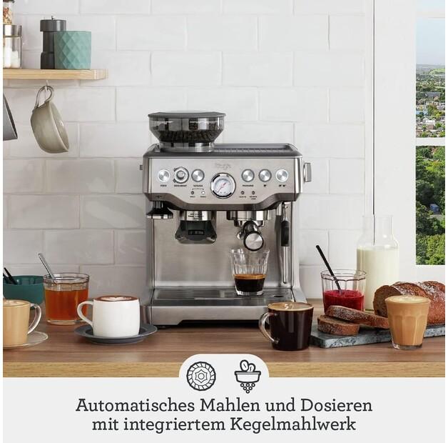 Кофемашина Sage BES875 Barista Express серебристый (SES875BSS2EEU1A)