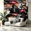 The Vampire Wall Tapestry Aesthetic Wall Hanging Printed Fabric Blanket Decorative Tapestries for Bedroom Living Room Home Decor