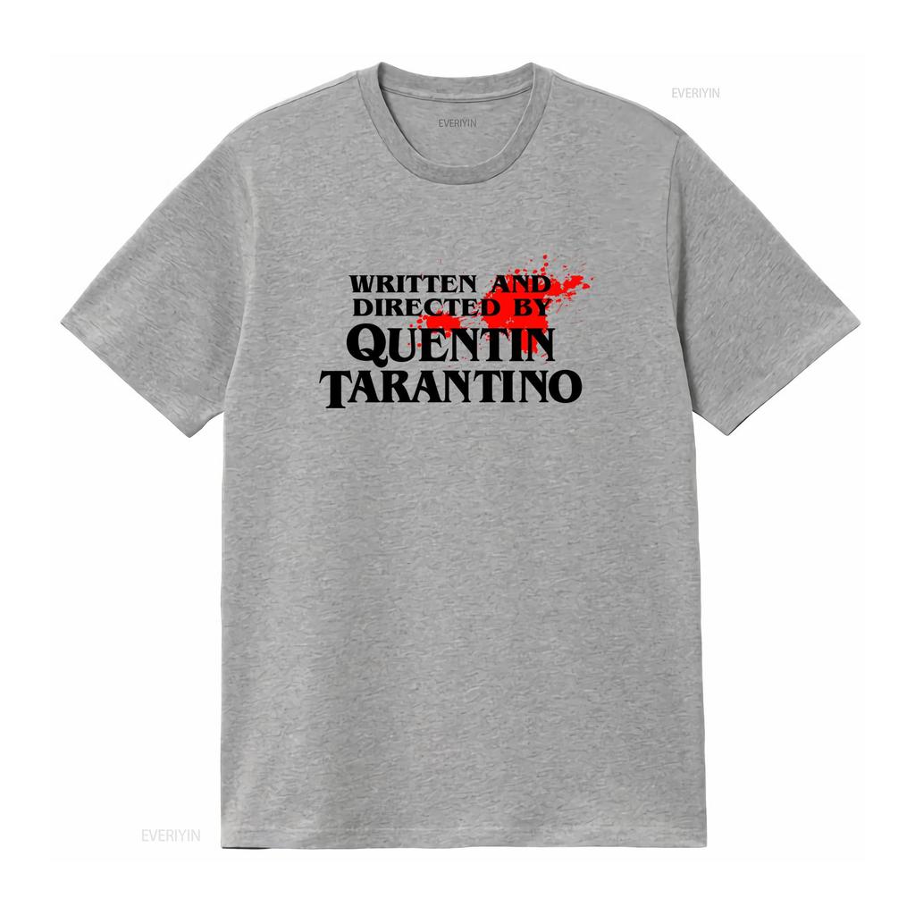 Quentin Tarantino Directed Movie Inspired Bloodstained T Shirt Vintage Washed Stretched Comfortable Streetwear Unisex