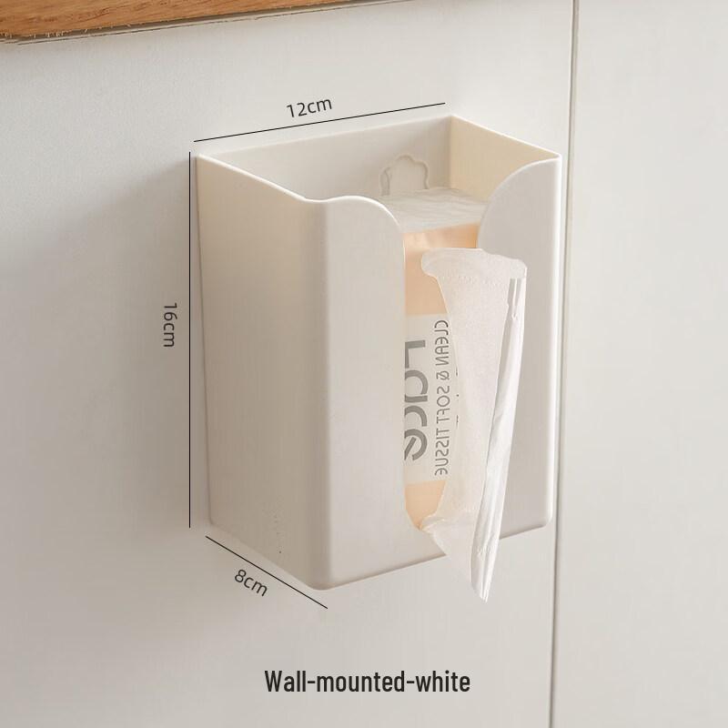 LIEI Creative Suction Cup Wall-Mounted Tissue Box