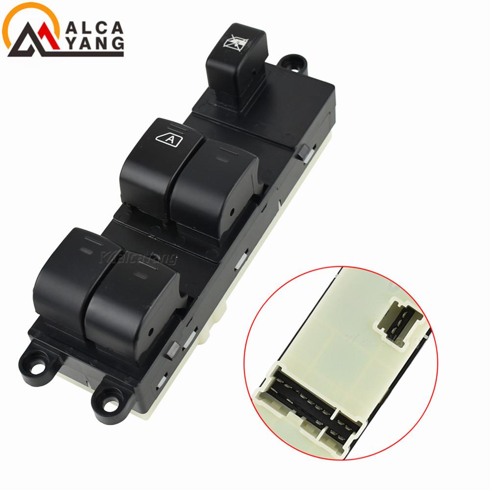 Car Electric Power Window Master Switch Button For Nissan Navara D40 Qashqai Pathfinder 04-16 25401-EB30B 25401-JD001 13pins Left Driver