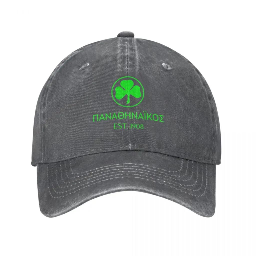 Panathinaikos Greek Green 2 Baseball Cap Hat Luxury Brand  Cap Funny Hat Woman Hats Men'S