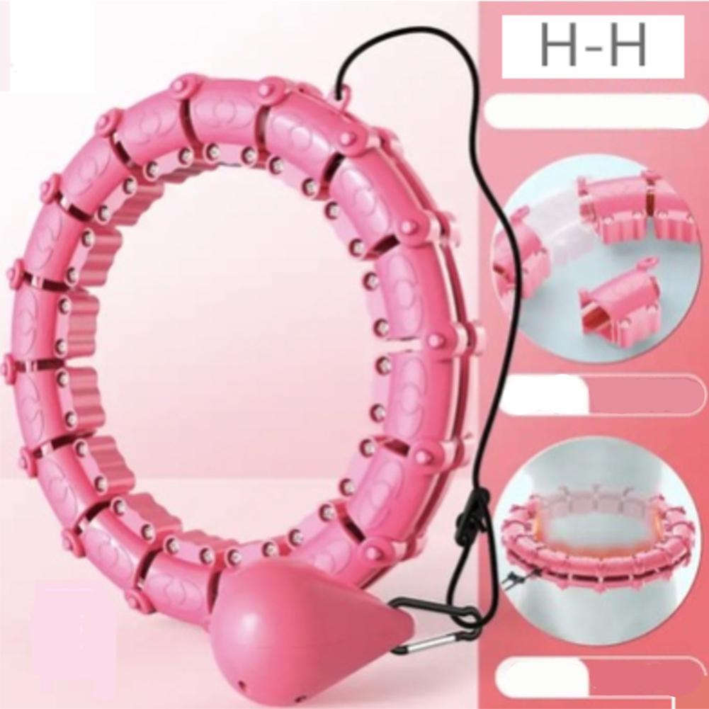 24 Knots Plus Size Weighted Hoop Infinity Fitness Weight Loss Detachable Hoops Smart Noiseless Hoop For Women 65Inch Max