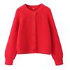 2025 Autumn Women's Long Sleeve Knit Cardigan Sweater Top - European & American Style