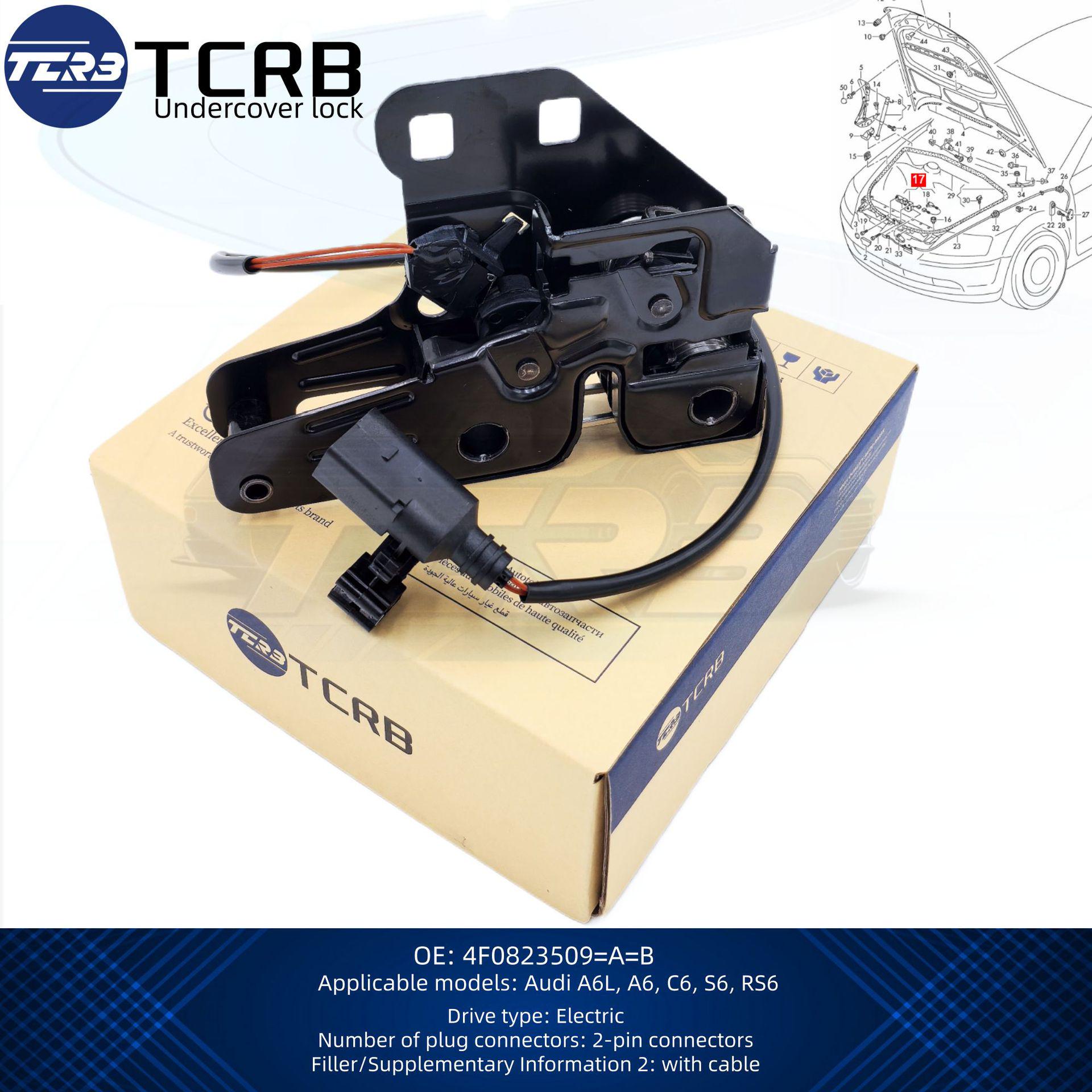

TCRB Hood Lock for A6 C6 Engine (Part 4F0823509A)