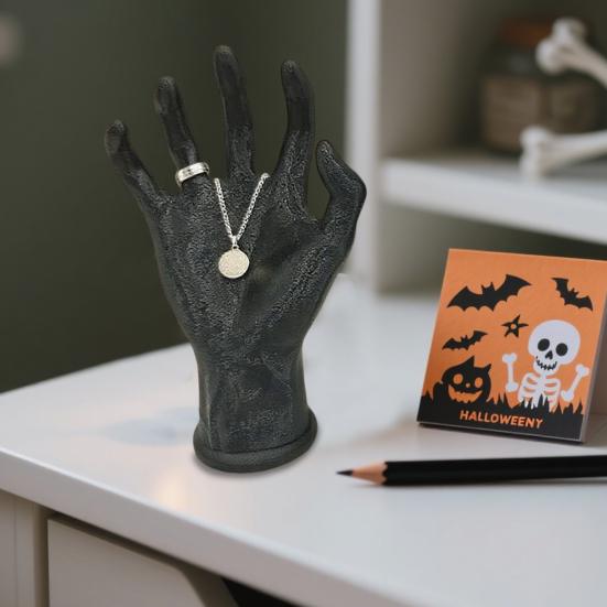 Spooky Fake Hand Jewelry Display Stand Rings Bracelets Organizer Dresser Tabletop Necklace Holder for Retailers Home Decor