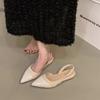 Not Tired Feet! French Versatile Bag Head Sandals Women's Summer Wear 2025 New Commuter Soft Sole Heel One Pedal
