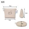 Marimocraft Snoopy Cosmetic Large Small Item Nubi Quilted Character Beige Pouch, Capacity, Storage, Fabric, Boat-Shaped, Freestanding, Women's,