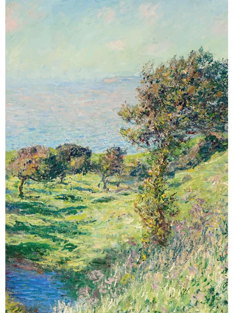Claude Monet Klassisk Natur Landskap Affischer Canvas Oljemålning Abstrakt Blommor Trädgård Väggkonst För Modernt Rum Heminredning