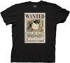 Ripple Junction One Piece Luffy Poster Wanted Completo T-shirt a Maniche Corte per Adulti Anime