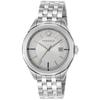 Versace GLAZE Watch, White Dial, Stainless Steel, Sapphire Crystal, Quartz Movement, 43mm, Swiss Made, VERA00518, Men's, Silver