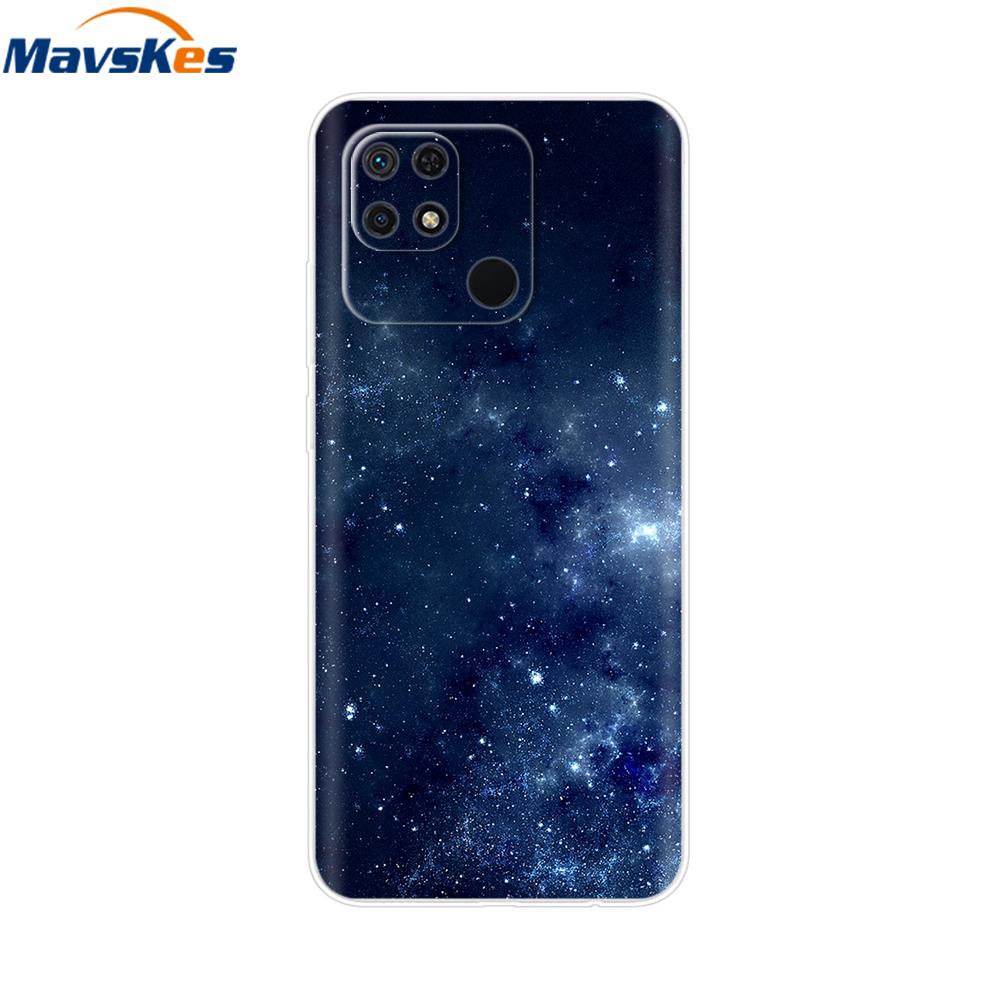 For Xiaomi Redmi 10C Case Clear Bumper Cute Cover For Xiaomi Redmi 13C Liquid Silicone Soft TPU Fundas Phone Case For Redmi 12C