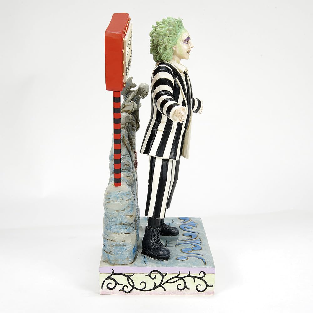 JIM SHORE Beetlejuice LED Sign & Gravestone 6016175