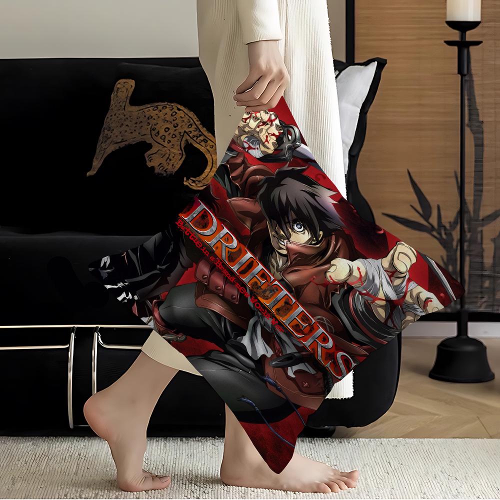 DRIFTERS Pillowcase Toon Gift Cushion Cover Bedroom Home Sofa Chair Seat Decor Pillow Case