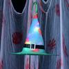 Halloween Witch Hat Ghost Festival Ball Party Scene Decorative Props Led Light Glow Witch Hat Pot