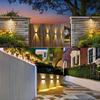 Warm Light LED Solar Light Streetlights Outdoor Lighting Landscape Waterproof Lamp  Garden