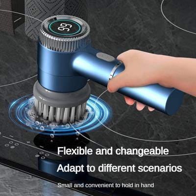 5W Handheld Kabellose Rotationsbürste Küchenreinigungs-Gadget Multifunktionale Elektrische Topfbürste Wiederaufladbare Reinigungs-Spülbürste