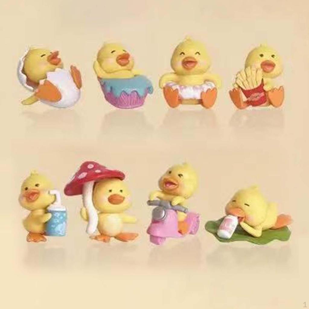 Of Small Duck Figures for Plant Pot Decoration
