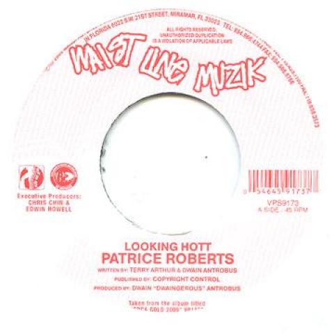 

7-дюймовая пластинка PATRICE ROBERTS / ZOELAH BOYDE - Looking Hott / Wine Up On Me VPS9173 Waist Line Muzi 2009 США Латинская