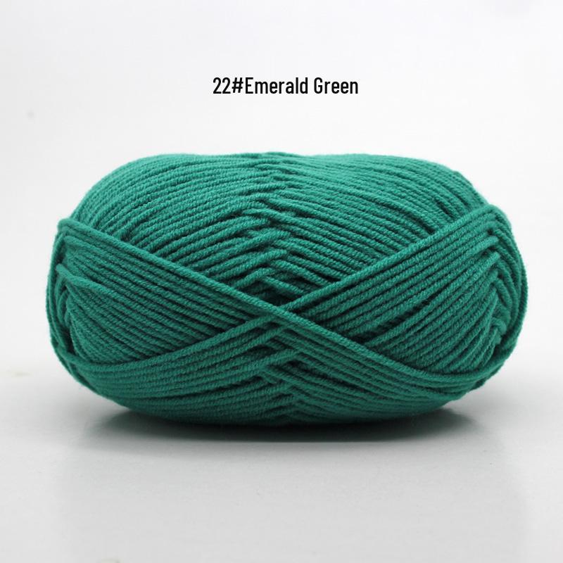 Medium Thick Handmade Cotton Baby Yarn for Knitting, Crochet, and DIY Projects
