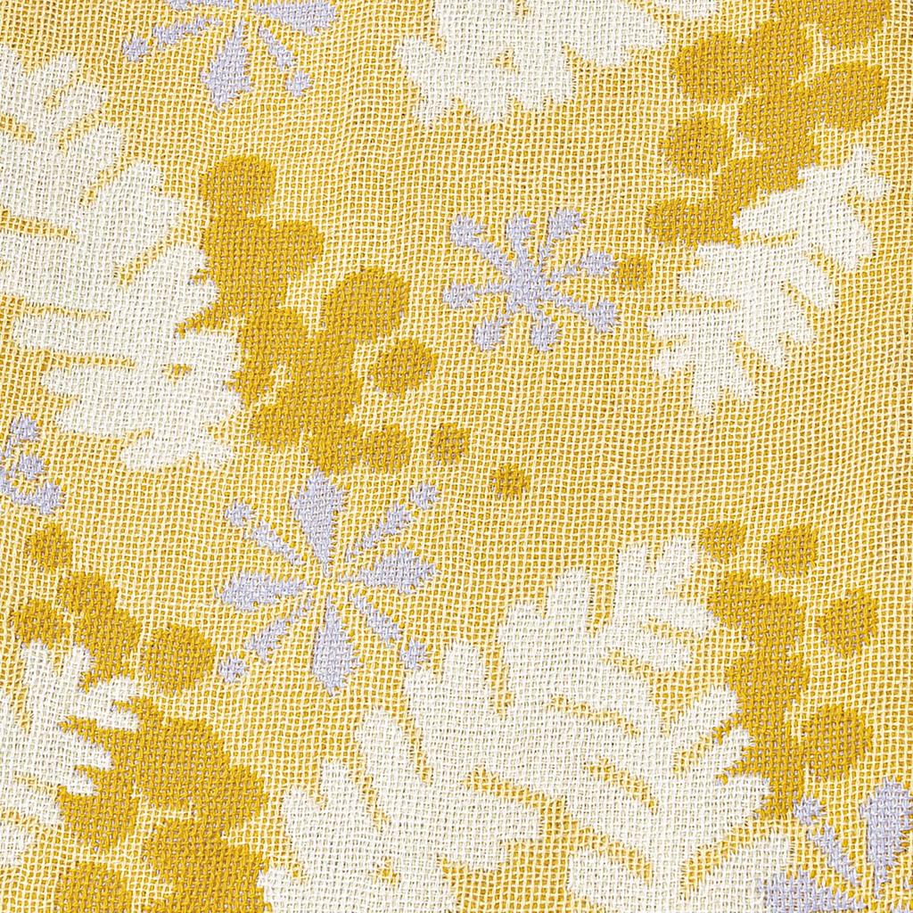 Kusunokibashi Monori Imabari Towel Bath Towel DS Light Gauze Herbarium Mimosa Made In 60 X 120 Product Design, Japan, Yellow, Approx. Cm, Number