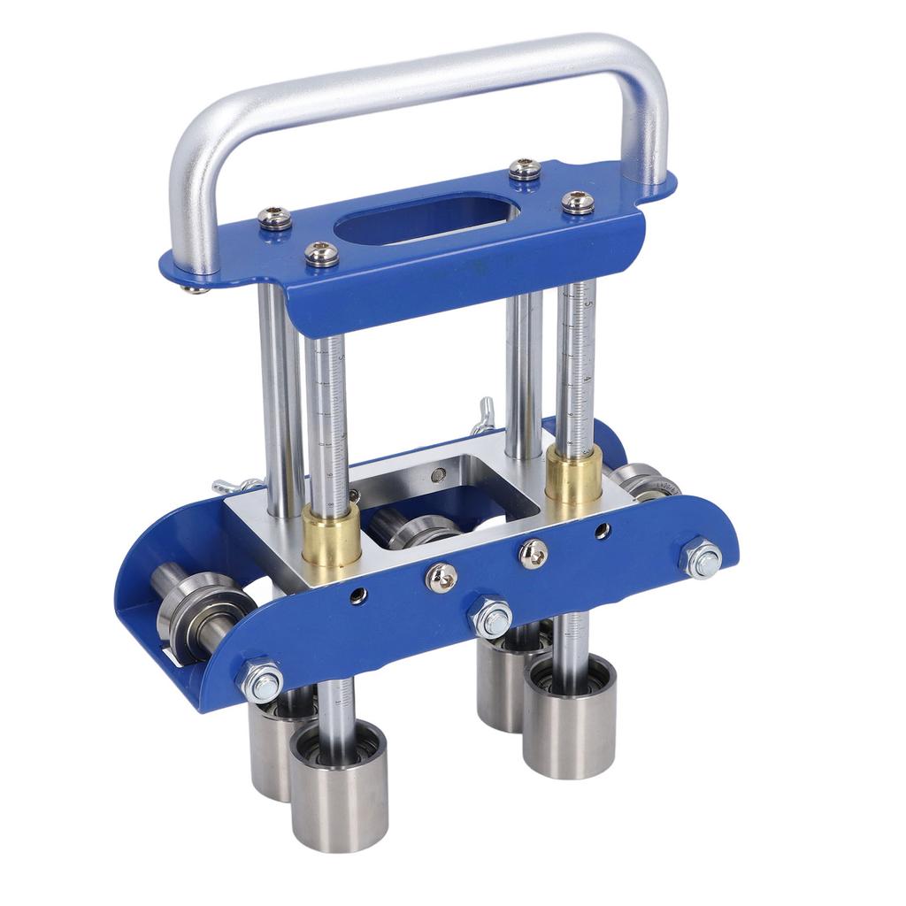 3 Station Edge Roller with Shears Sheet Metal Manual Tool 0‑90 Degree Angle Roll Bending Machine for