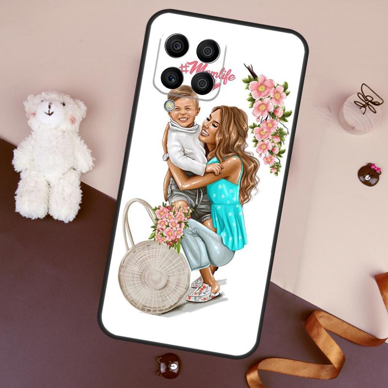 

SUPER MOM MOTHER MAMA CUTE BABY Case For Samsung Galaxy M36 M55 M35 M15 M56 M16 M54 M14 M34 M31 M11 M13 M53 M12 M32 M52 M06 Samsung M31s